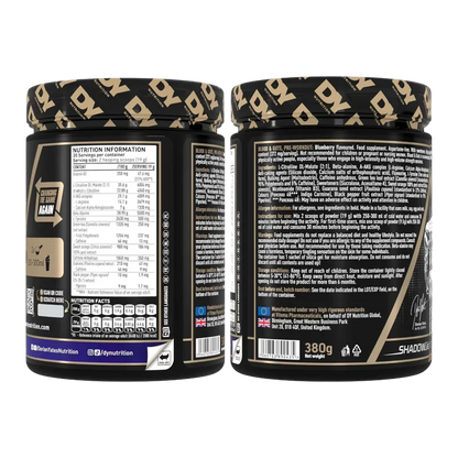 DY Nutrition Blood & Guts – The Mind & Body Pre-Workout, Blueberry (380g)