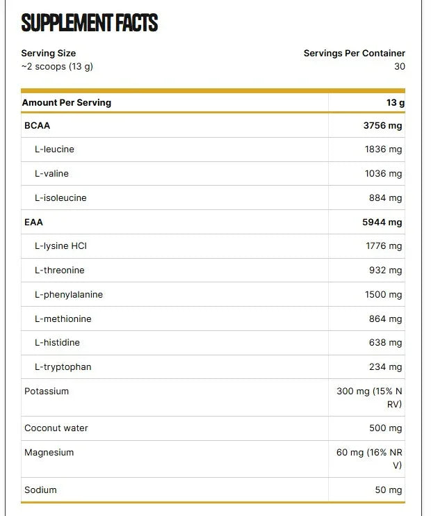Kevin Levrone Signature Series Gold EA Amino – Gold Line (390g)