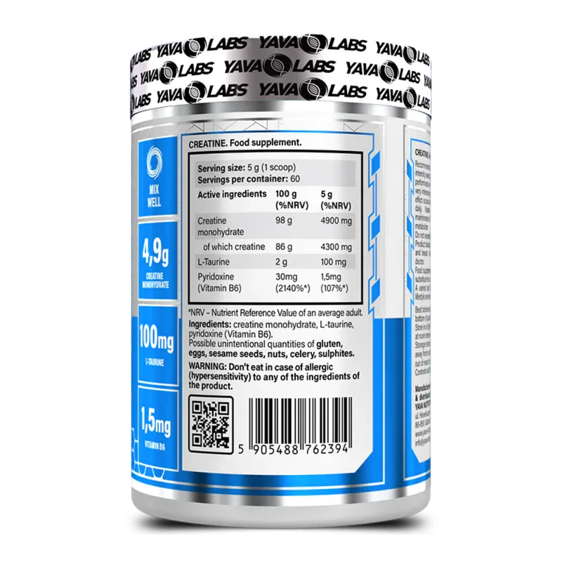 Yava Labs Creatine Monohydrate 300g - Pure
