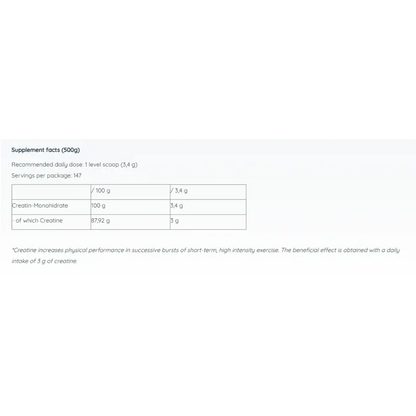 Nutriversum Basic Creatine Monohydrate - Unflavored