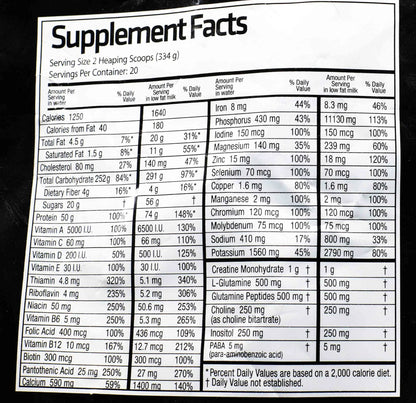 Optimum Nutrabolics Super Muscle Mass Advanced Muscle Gainer (15lbs / 6.8kg)