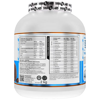 Yava Labs Whey Camp + Creatine – Strawberry Ice Cream (2 kg / 66 Servings)
